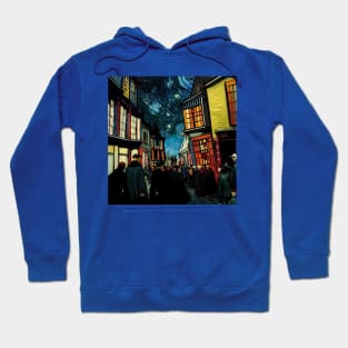 Starry Night in Diagon Alley Hoodie